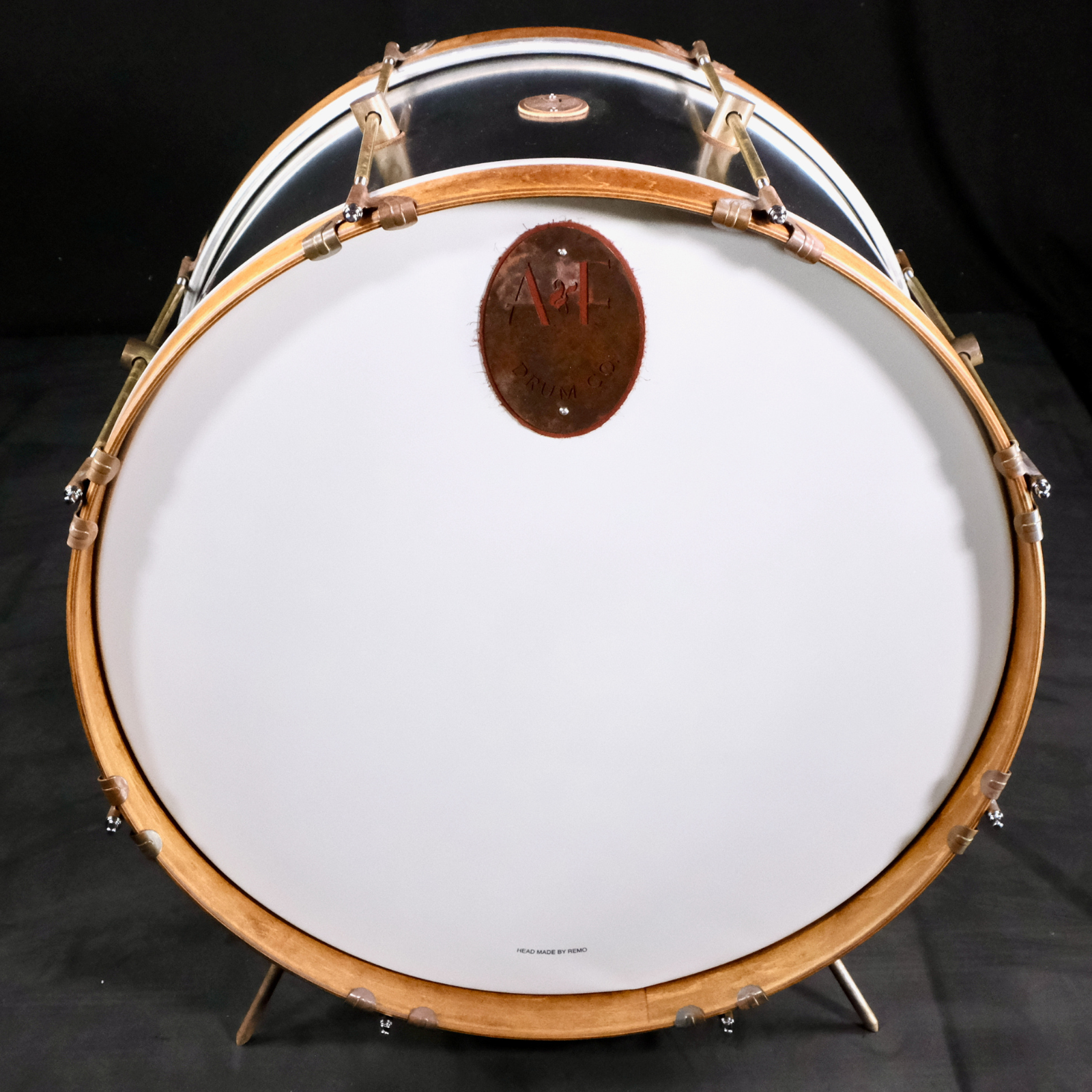 A&F Drum Company Raw Steel 3-Piece Shell Pack - Palen Music