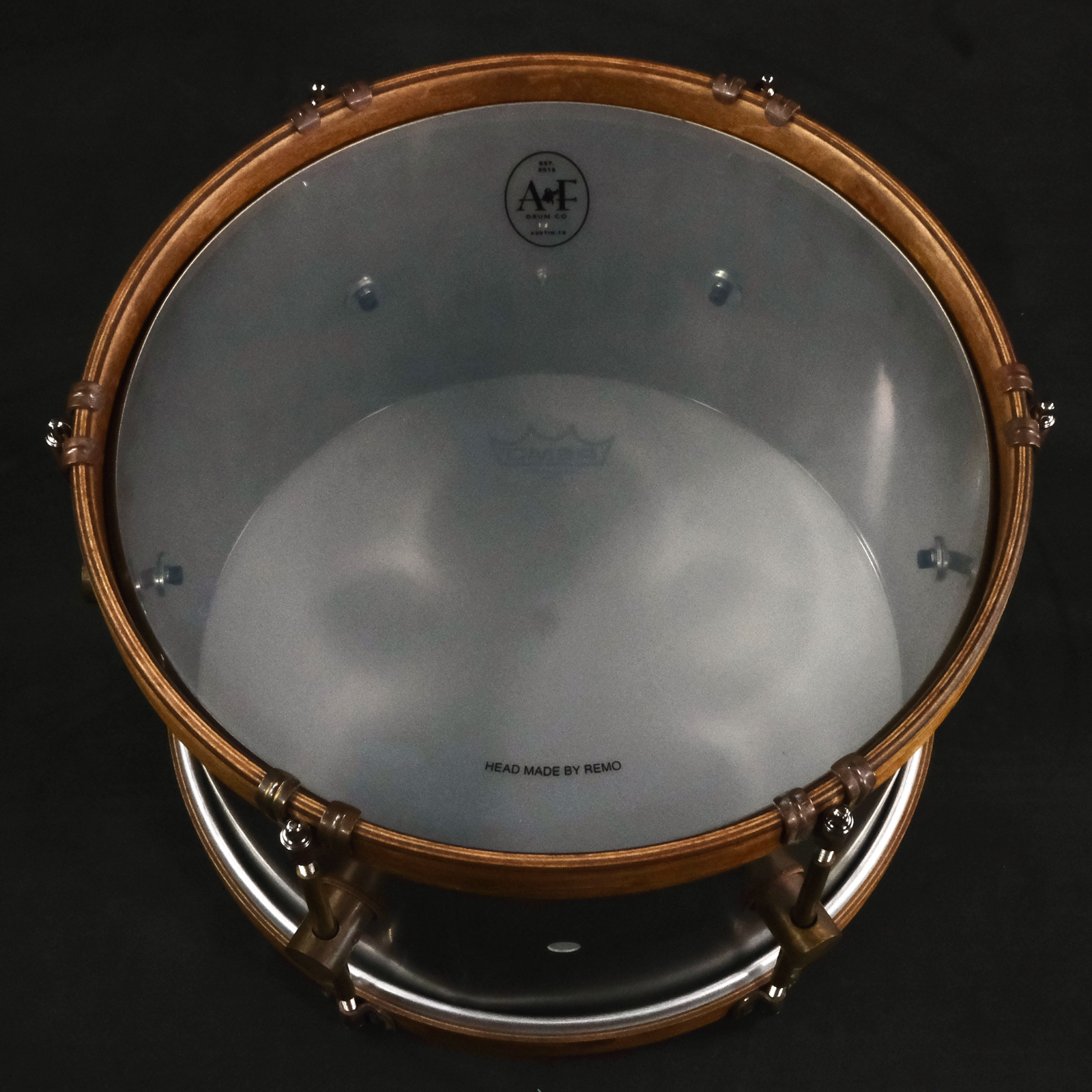 A&F Drum Company Raw Steel 3-Piece Shell Pack - Palen Music