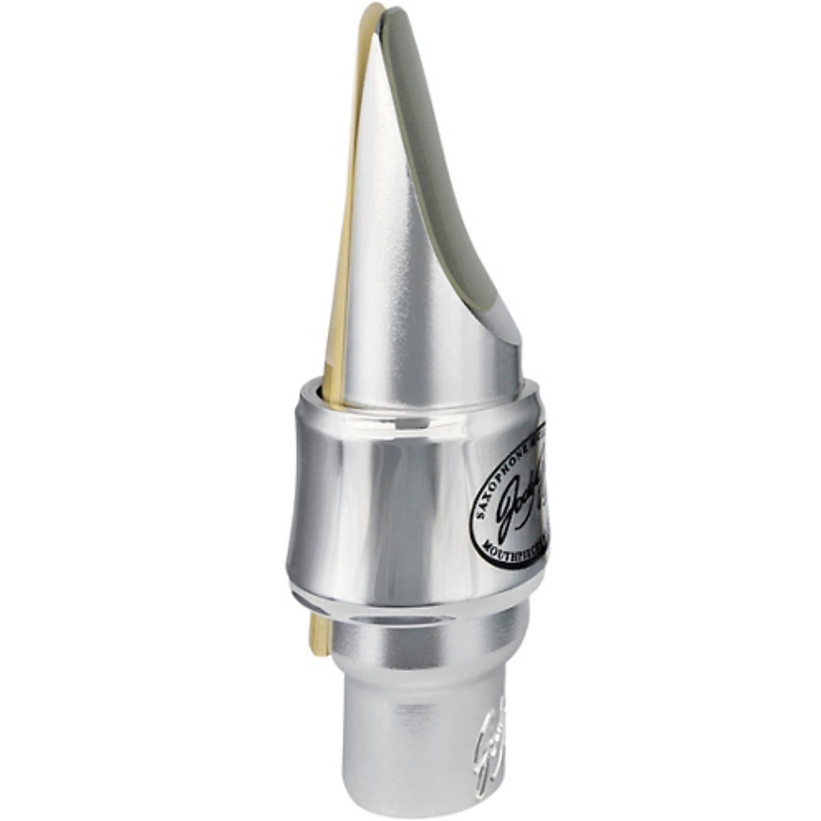 JodyJazz POWER RING Alto Saxophone Ligature with Cap MA1SC (Silver) - Palen Music