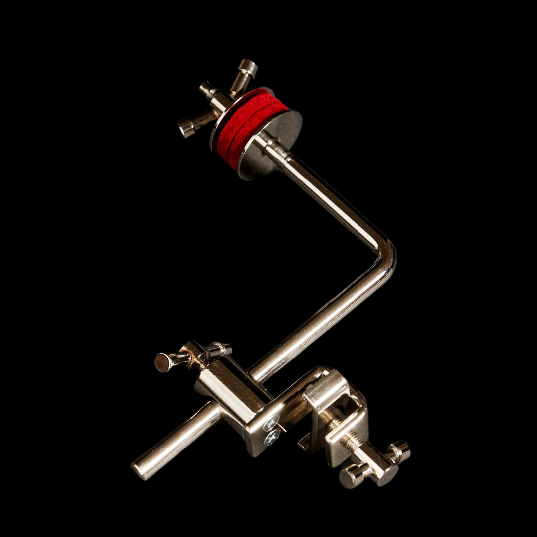 A&F Drum Company AHMCNLA Hoop Clamp with L-Arm - Nickel - Palen Music