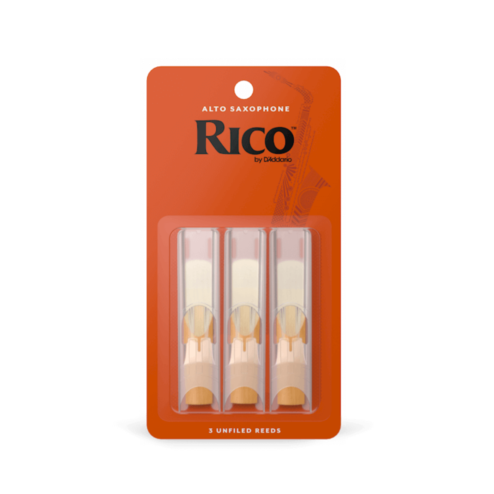 Rico RJA0325 #2.5 Alto Saxophone Reeds - Box of 3 - Palen Music