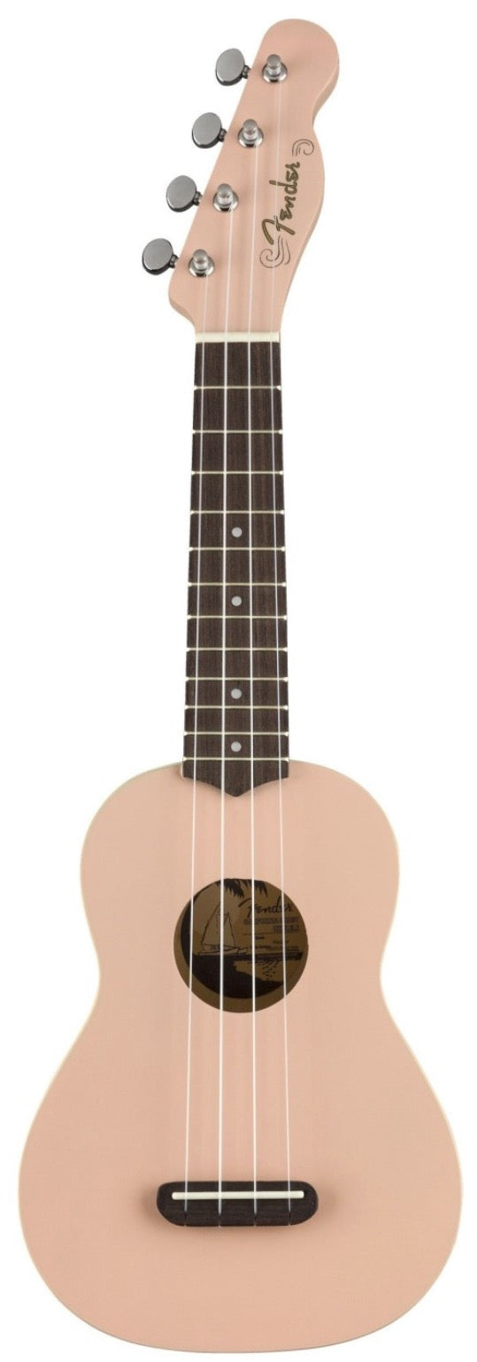 Fender Venice Soprano Uke - Shell Pink - Palen Music