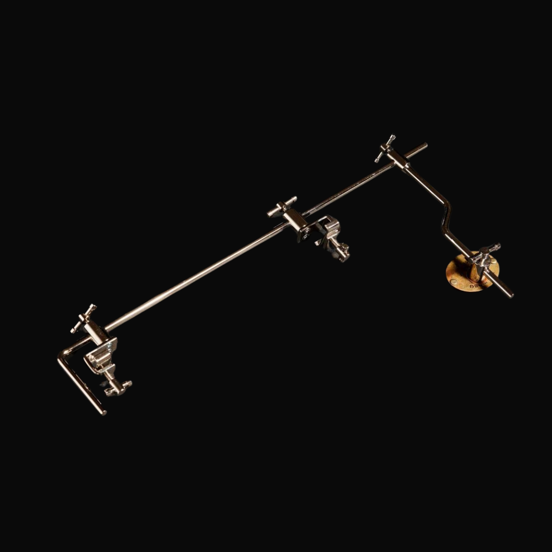 A&F Drum Company Kick-Bone for 10" - 16" Deep Kick Drums - Nickel - Palen Music