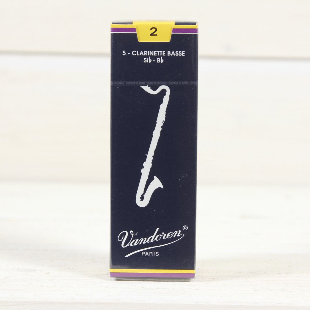 Vandoren CR122 #2 Bass Clarinet Reeds - Box of 5 - Palen Music