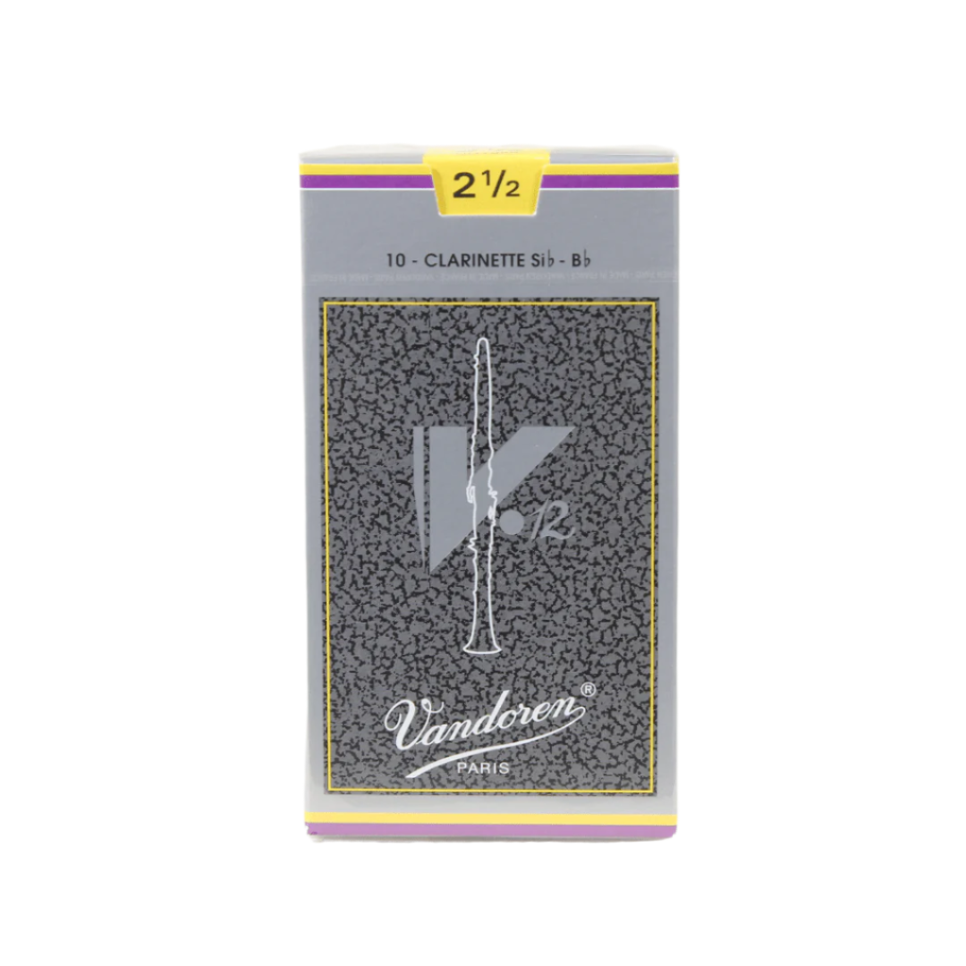 Vandoren CR1925 #2.5 V.12 Bb Clarinet Reeds - Box of 10 - Palen Music