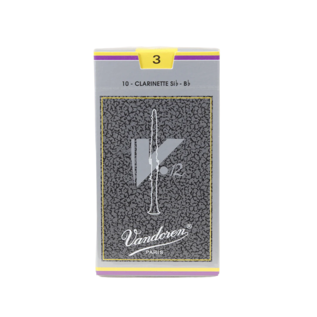 Vandoren CR193 #3 V.12 Bb Clarinet Reeds - Box of 10 - Palen Music