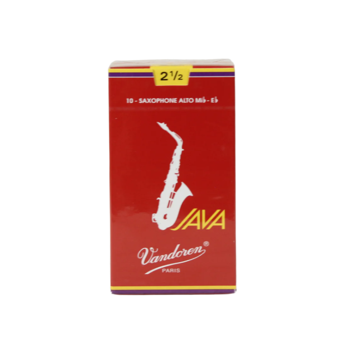 Vandoren SR2625R Java #2.5 Alto Saxophone Reeds- Box of 10 - Palen Music