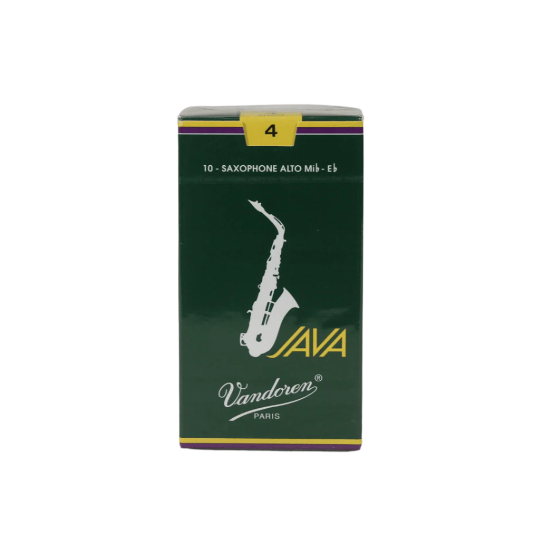 Vandoren Java #4 Alto Saxophone Reeds SR264 - Box of 10 - Palen Music