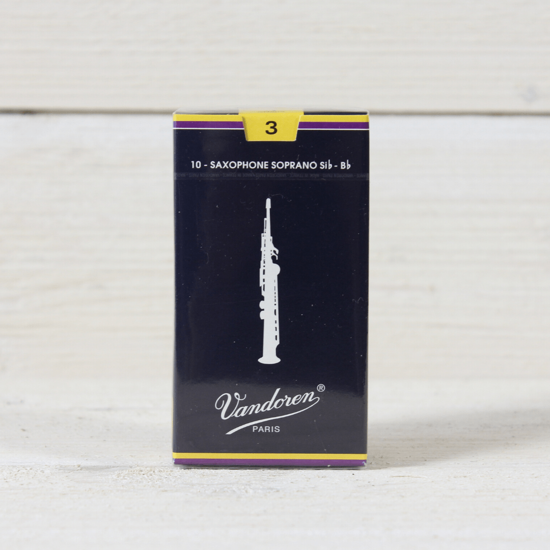 Vandoren SR203 #3 Soprano Sax Reeds - Box of 10 - Palen Music