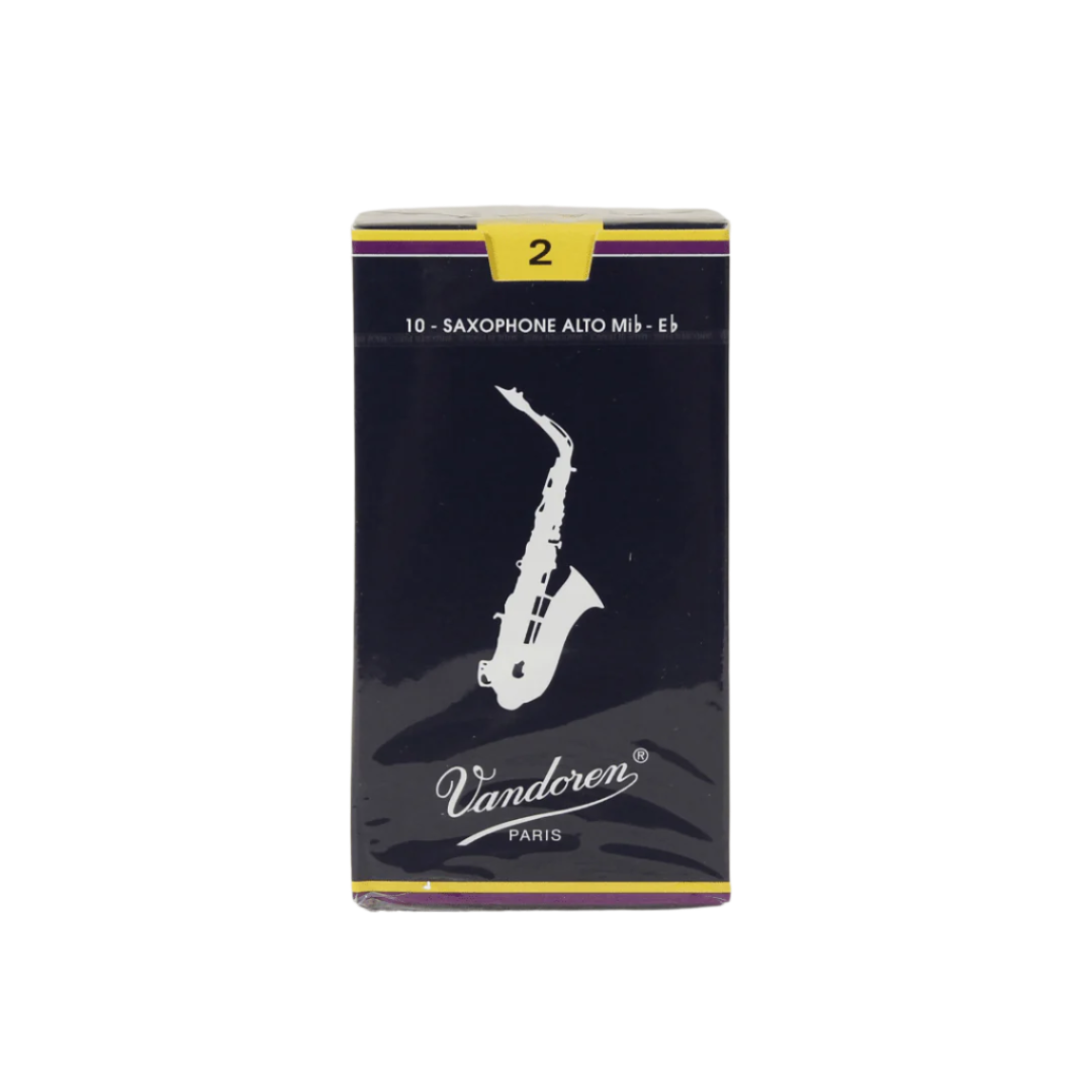 Vandoren SR212 #2 Alto Sax Reeds - Box of 10 - Palen Music