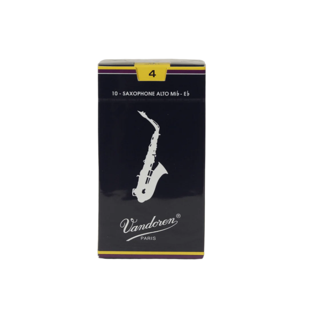 Vandoren SR214 #4 Alto Sax Reeds - Box of 10 - Palen Music