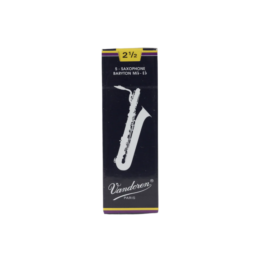 Vandoren SR2425 #2.5 Bari Sax Reeds - Box of 5 - Palen Music