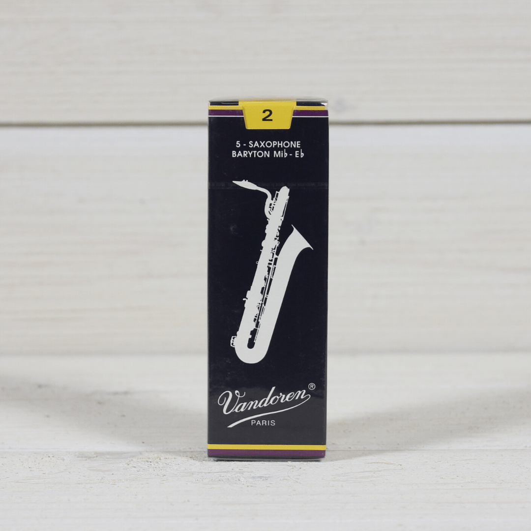 Vandoren SR242 #2 Bari Sax Reeds - Box of 5 - Palen Music