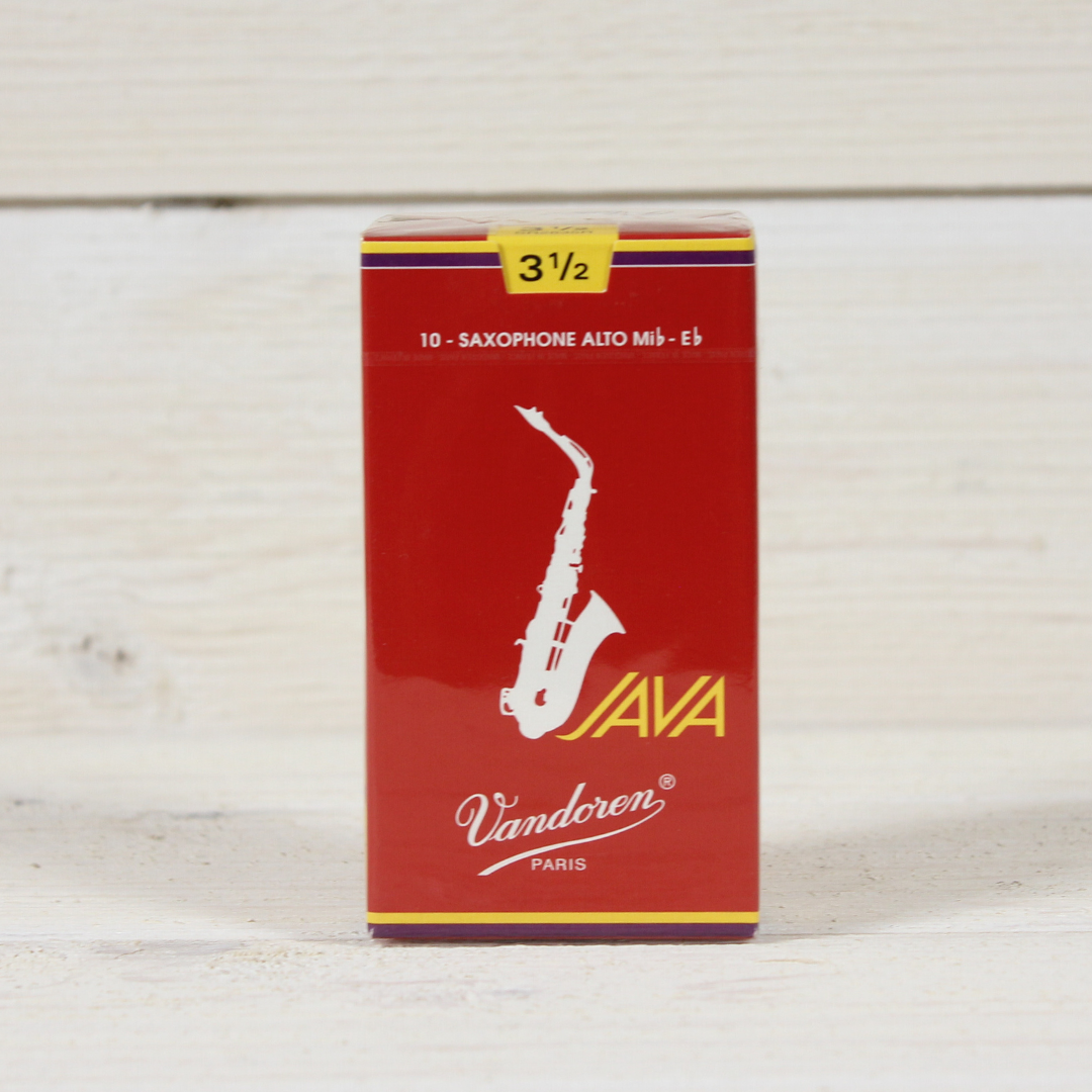 Vandoren SR2635R #3.5 Java Alto Saxophone Reeds- Box of 10 - Palen Music