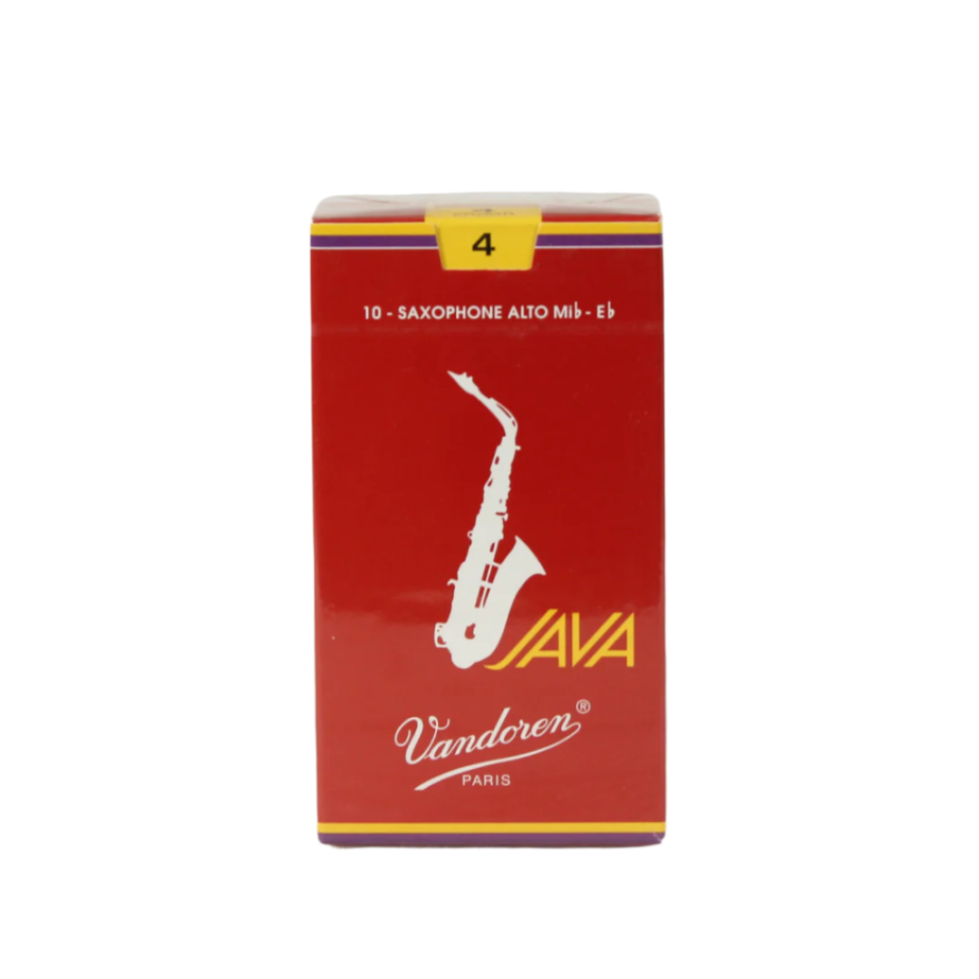 Vandoren SR264R #4 Java Alto Saxophone Reeds- Box of 10 - Palen Music