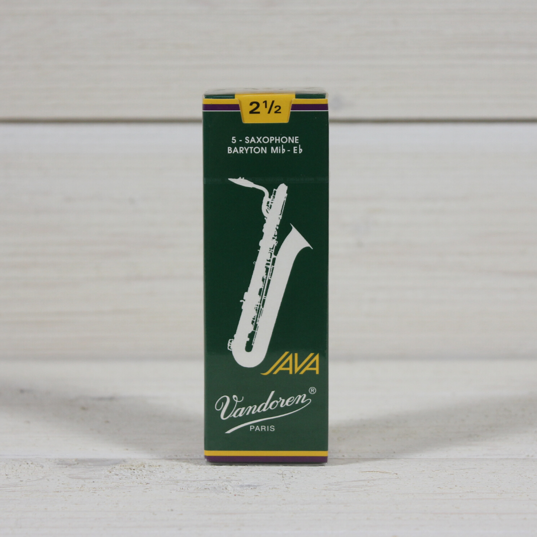 Vandoren SR3425 Java #2.5 Baritone Saxophone Reeds - Box of 5 - Palen Music