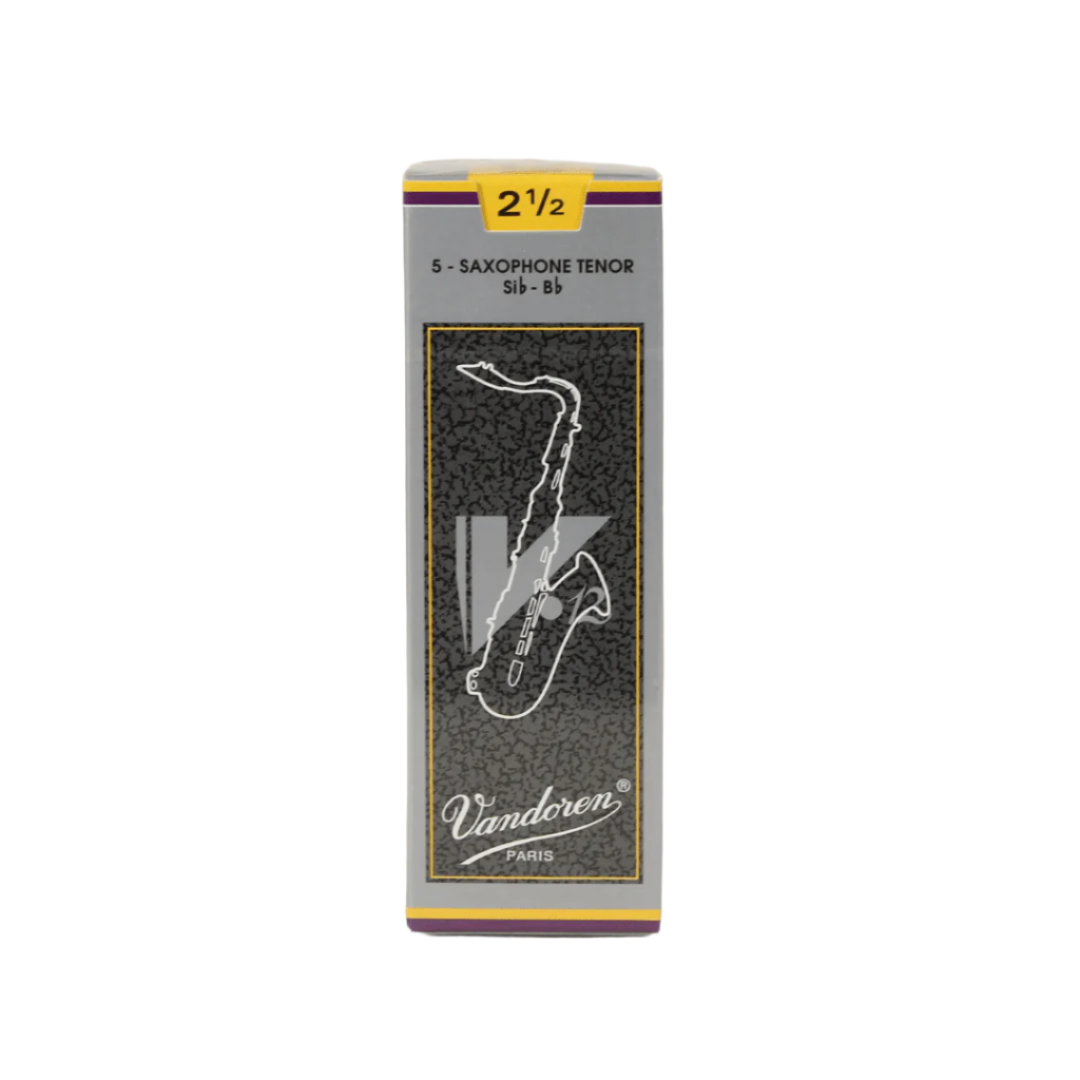 Vandoren SR6225 #2.5 V.12 Tenor Sax Reeds- Box of 5 - Palen Music
