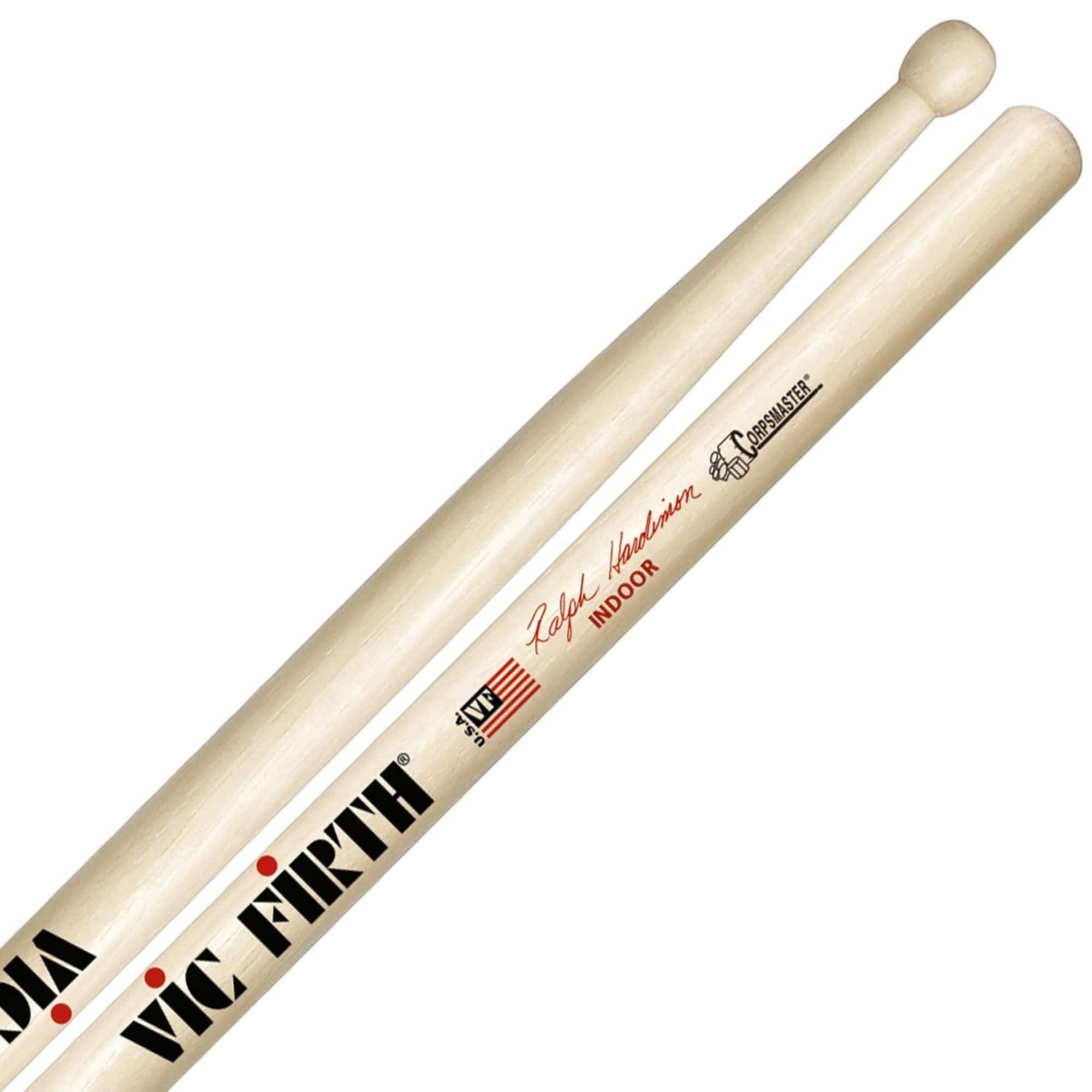 Vic Firth Ralph Hardimon Corpsmaster Indoor Wood Tip - Palen Music