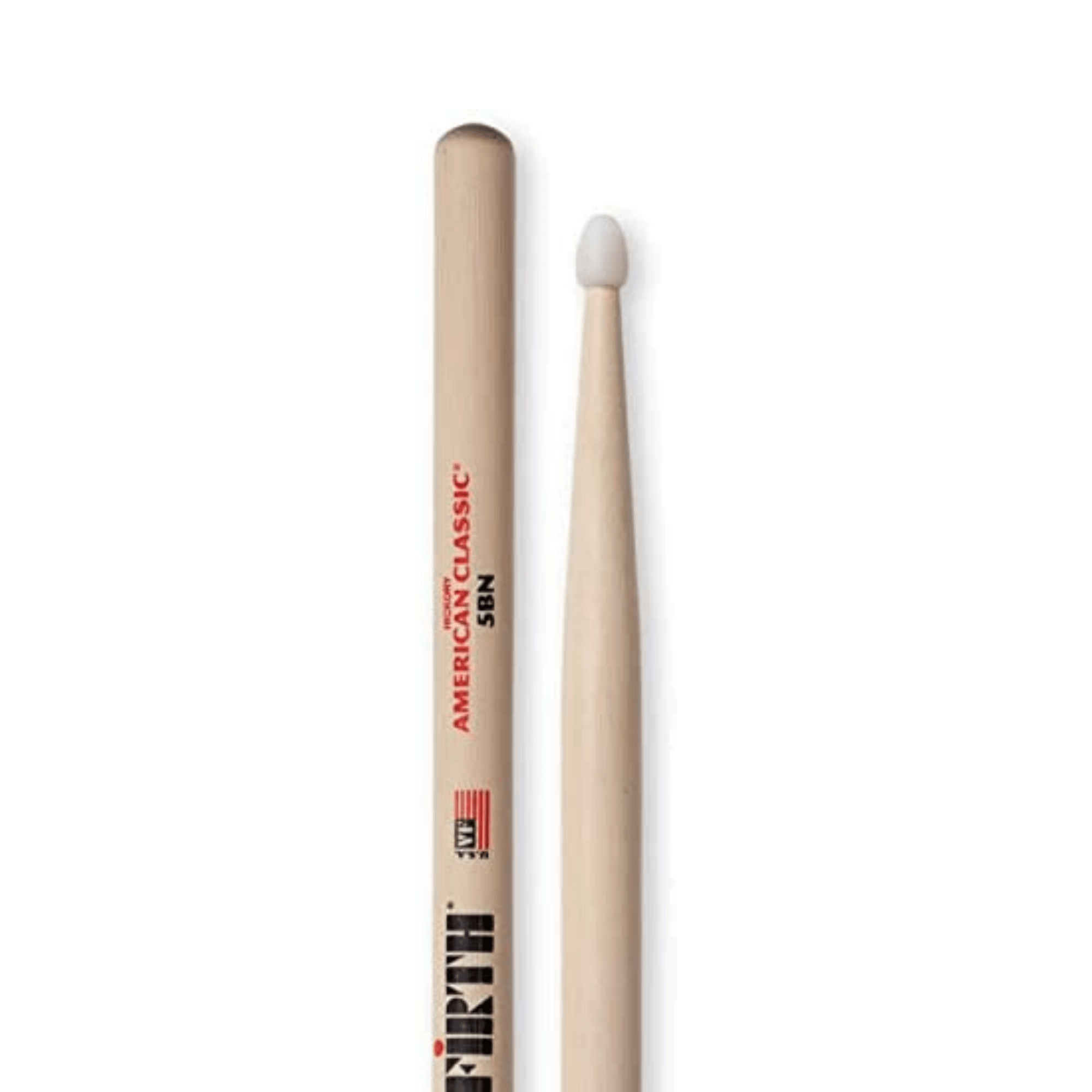 Vic Firth 5B American Classic Hickory Nylon Tip Drumsticks VF5BN - Palen Music