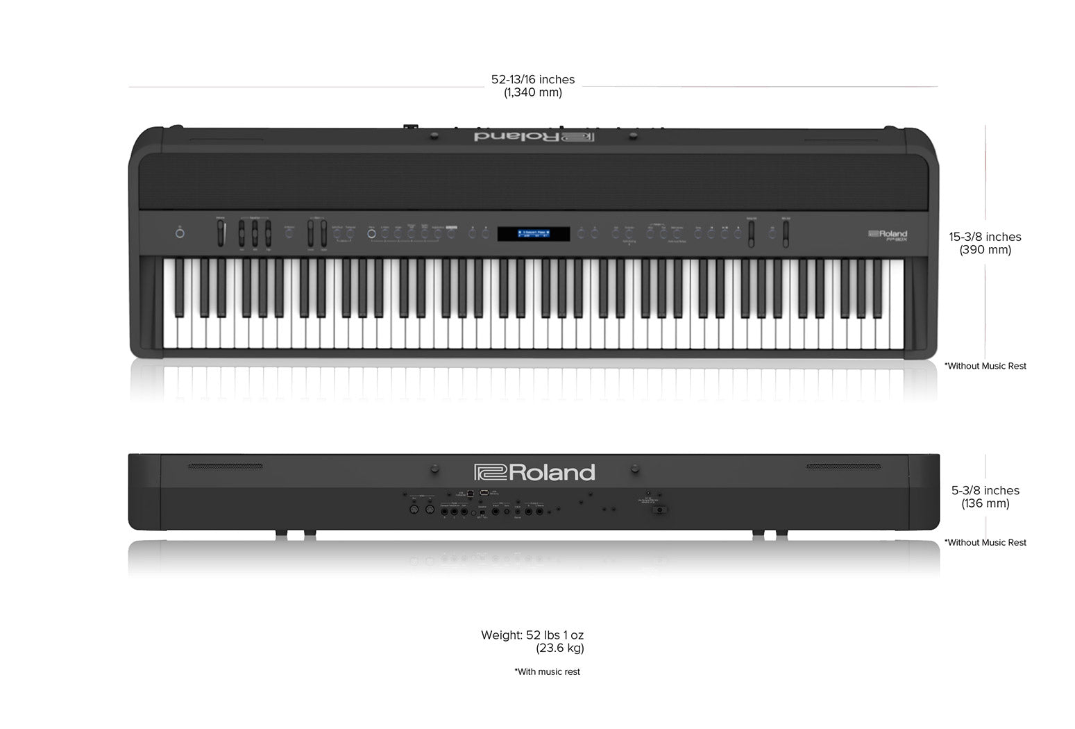 Roland FP-90X Digital Piano (White) - Palen Music