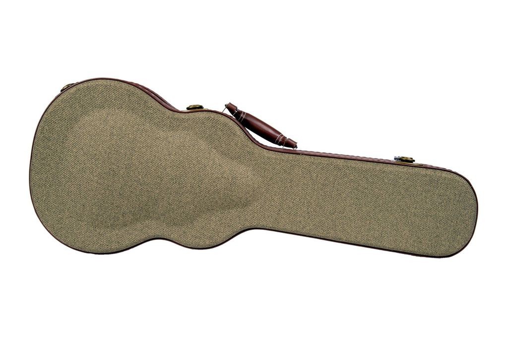 Kala Olive Tweed Archtop Ukulele Hardcase - Palen Music