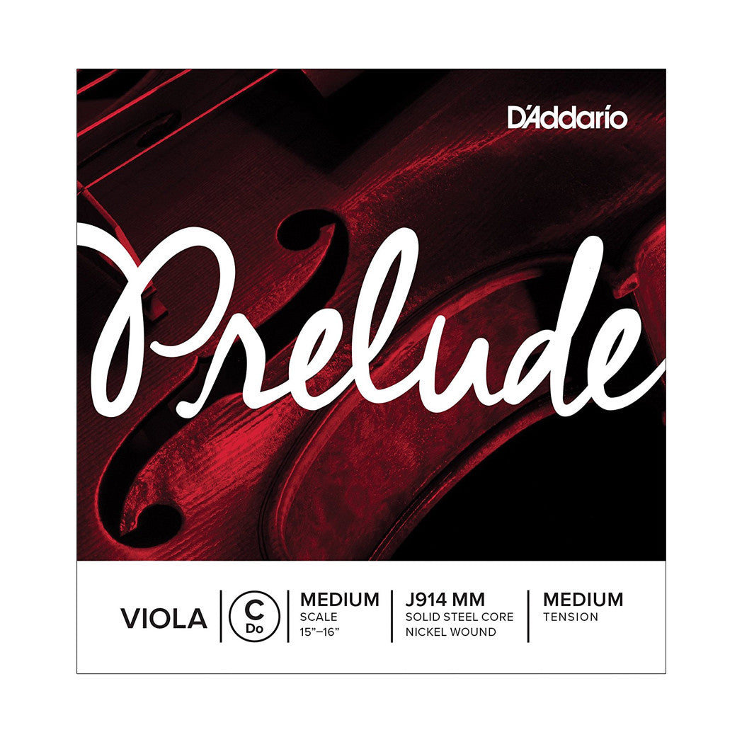 D'Addario Prelude Viola Single Strings - Medium Scale, Medium Tension - Palen Music