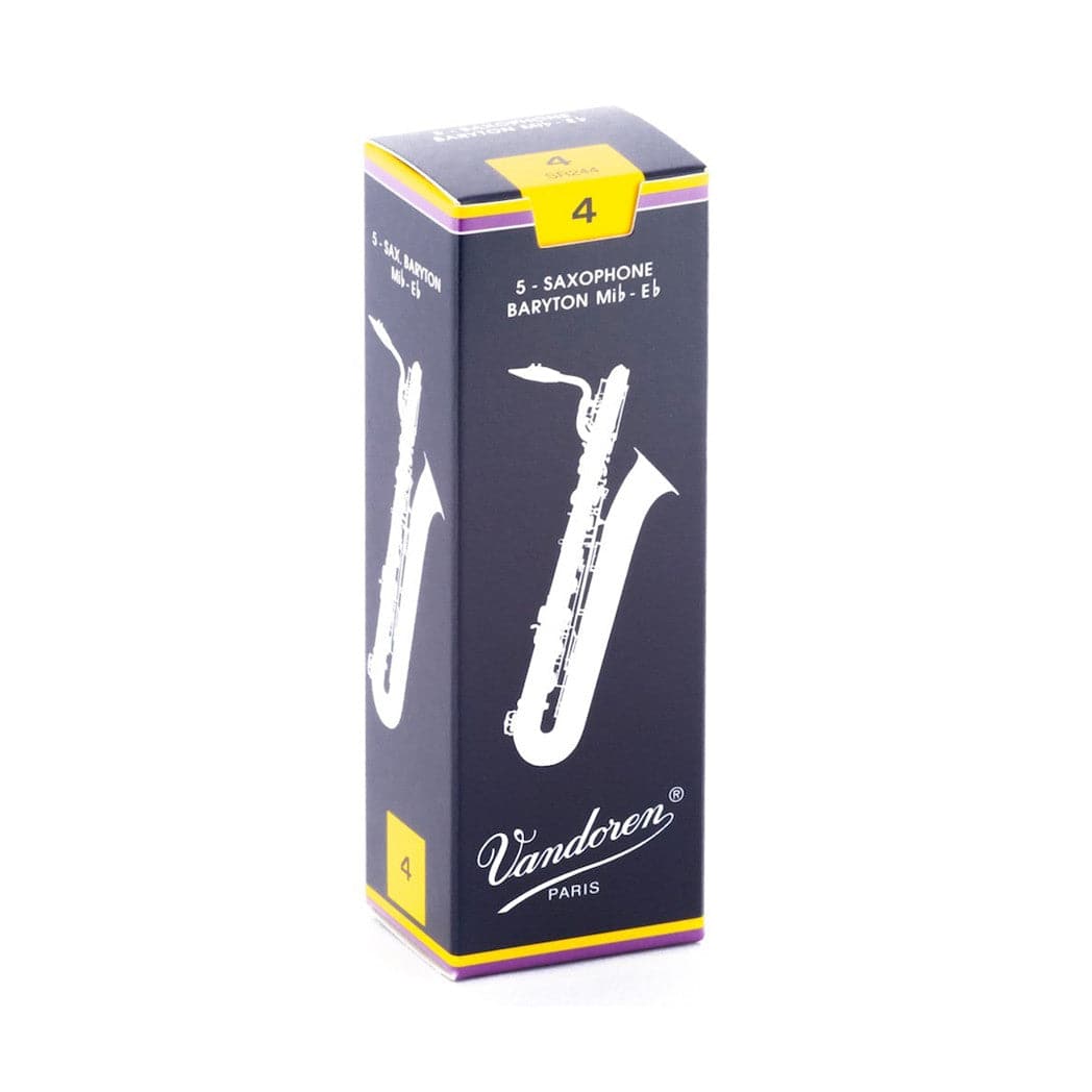 Vandoren SR244 #4 Bari Sax Reeds - Box of 5 - Palen Music
