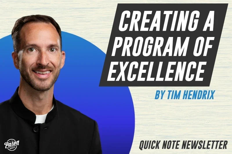 Creating a Program of Excellence