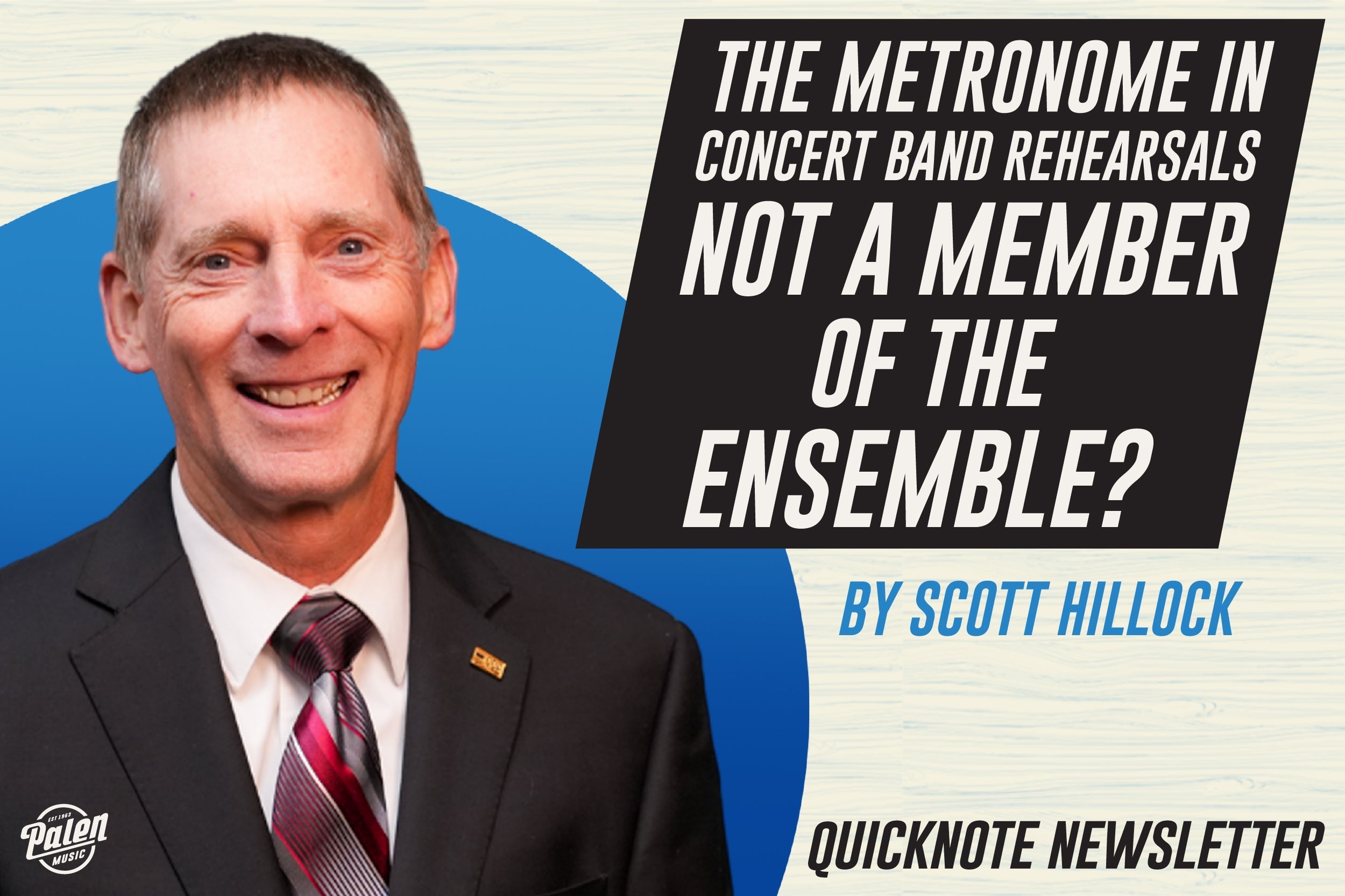 The Metronome in Concert Band Rehearsals: Not A Member of the Ensemble