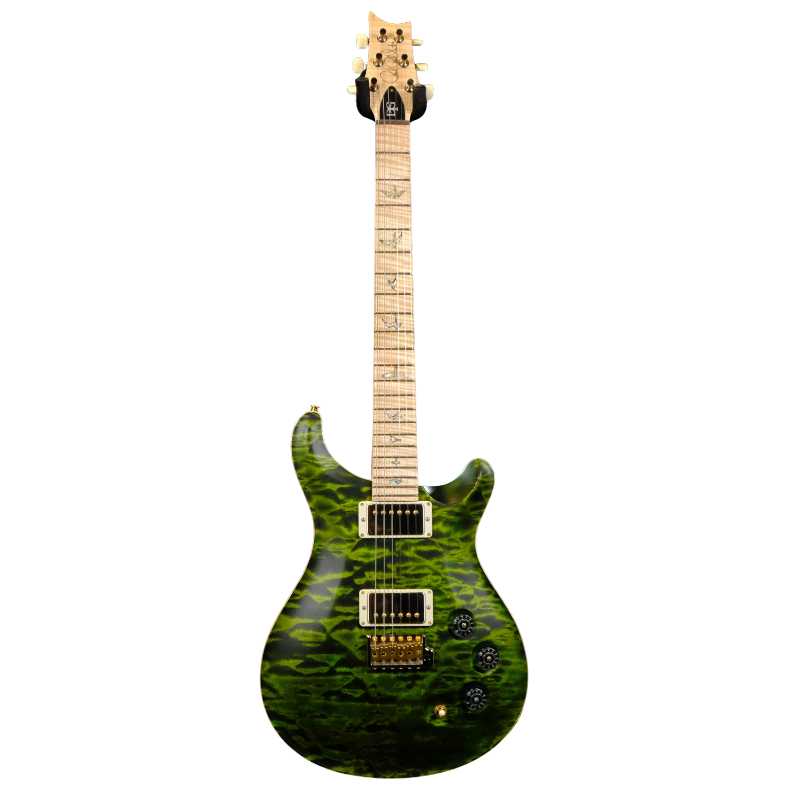 PRS Wood Library DGT Electric Guitar with Bird Inlays - Jade