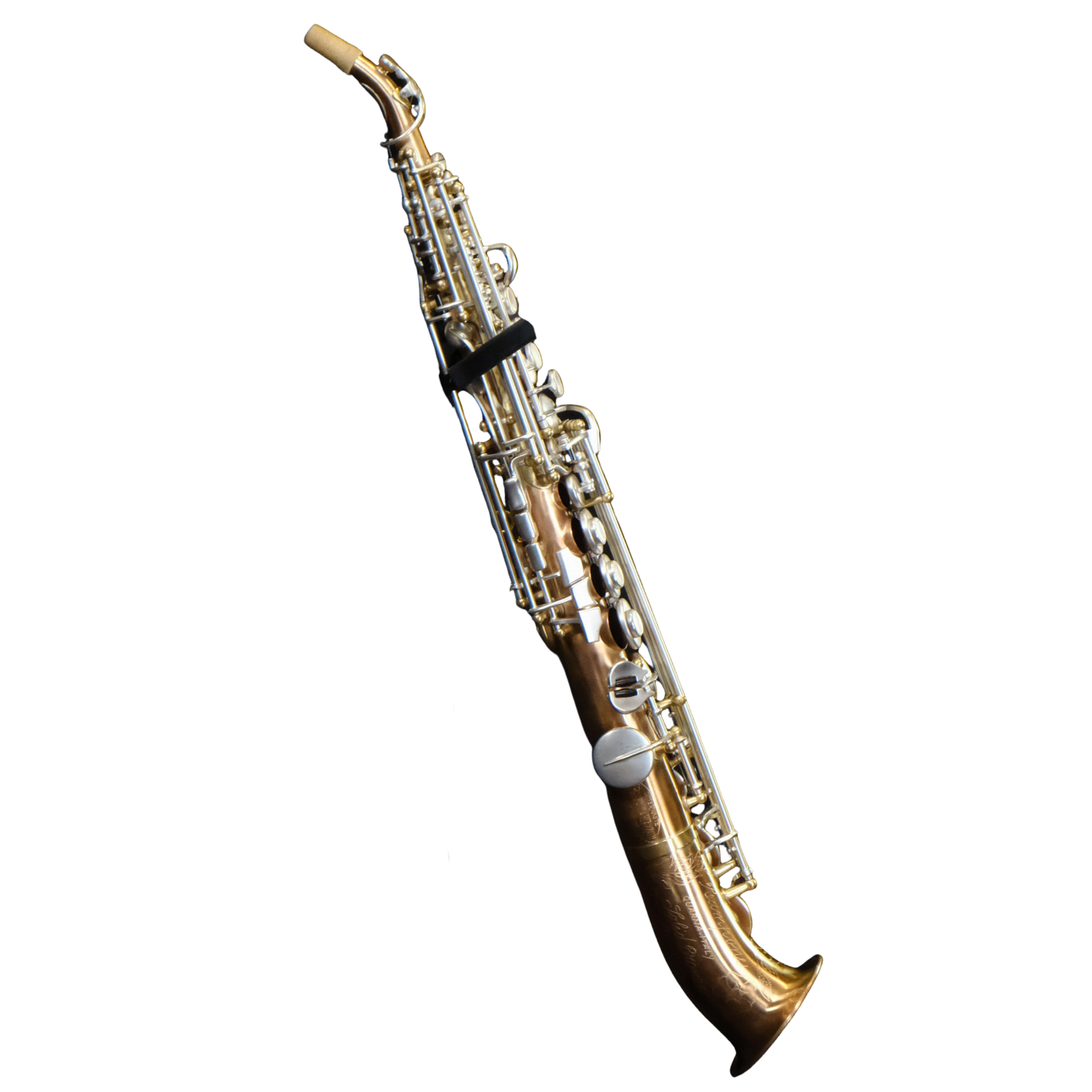 Rampone & Cazzani Solid Bronze Half-Curved Soprano Sax w/High G - 2003/SB/G