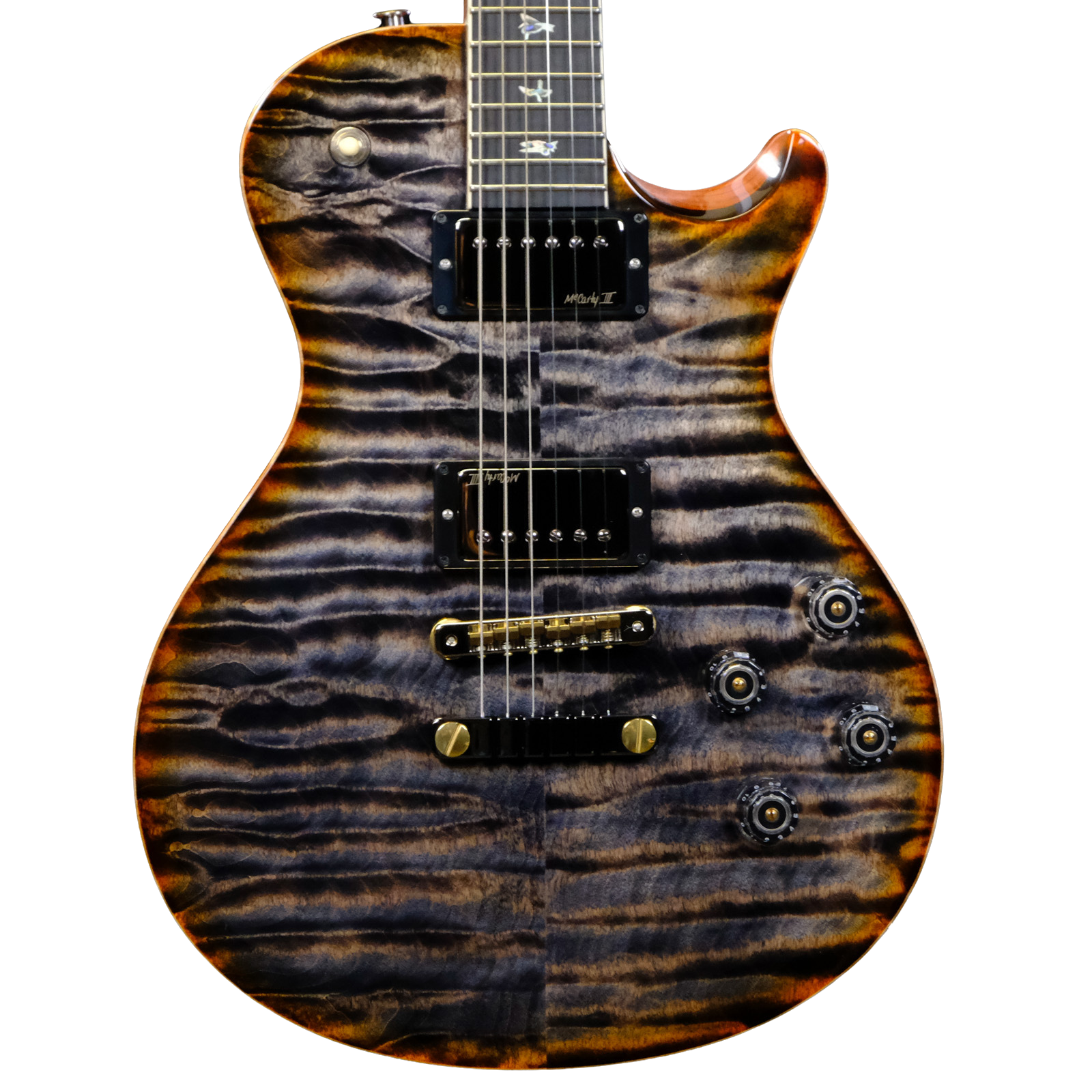 PRS Wood Library McCarty 594 Singlecut 10-Top Quilted Maple - Burnt Maple Leaf