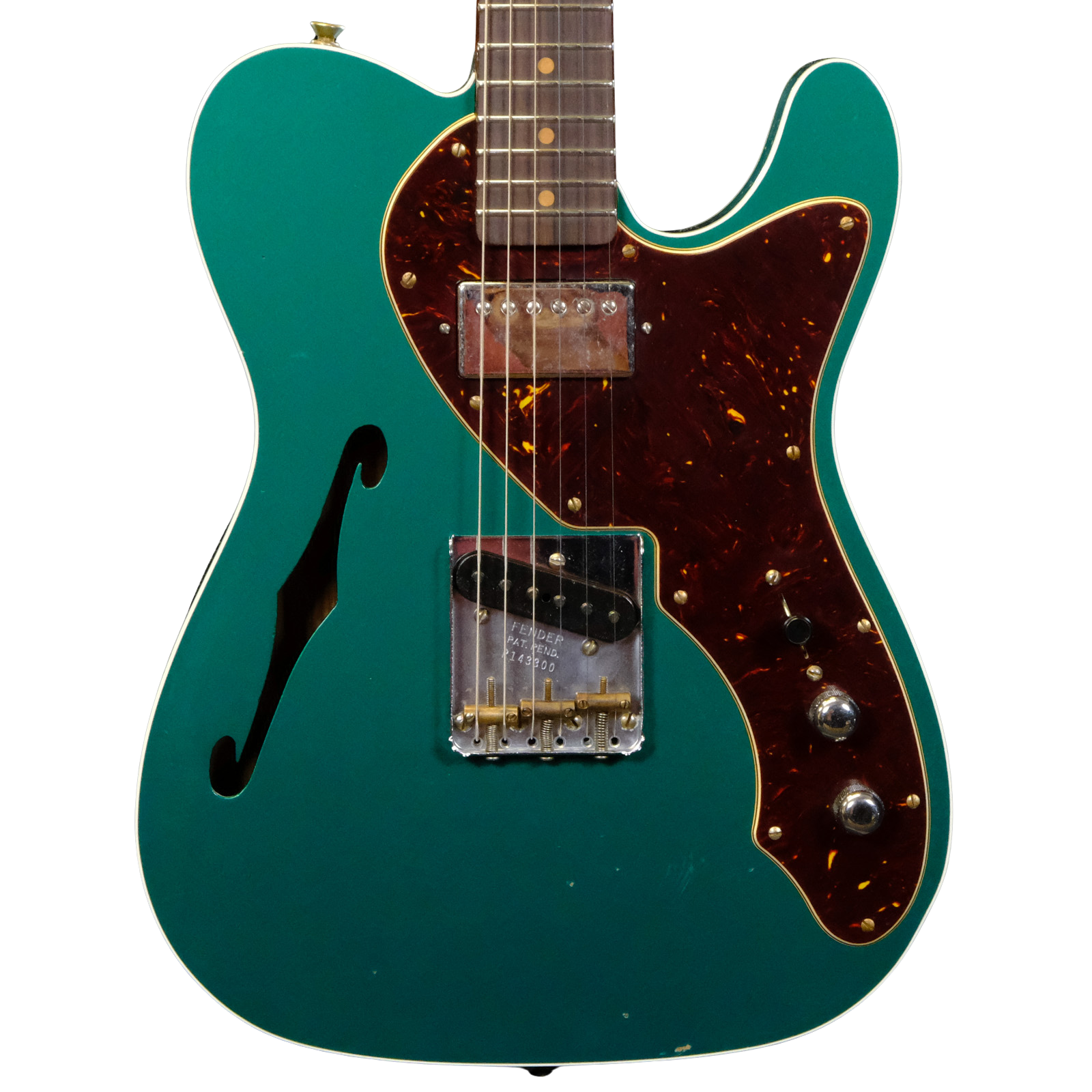 Fender Custom Shop '50s Tele Thinline - British Racing Green Journeyman Relic
