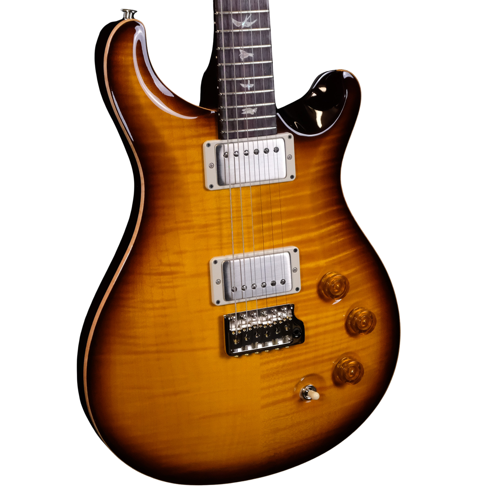 PRS DGT Electric Guitar with Bird Inlays - McCarty Tobacco Sunburst