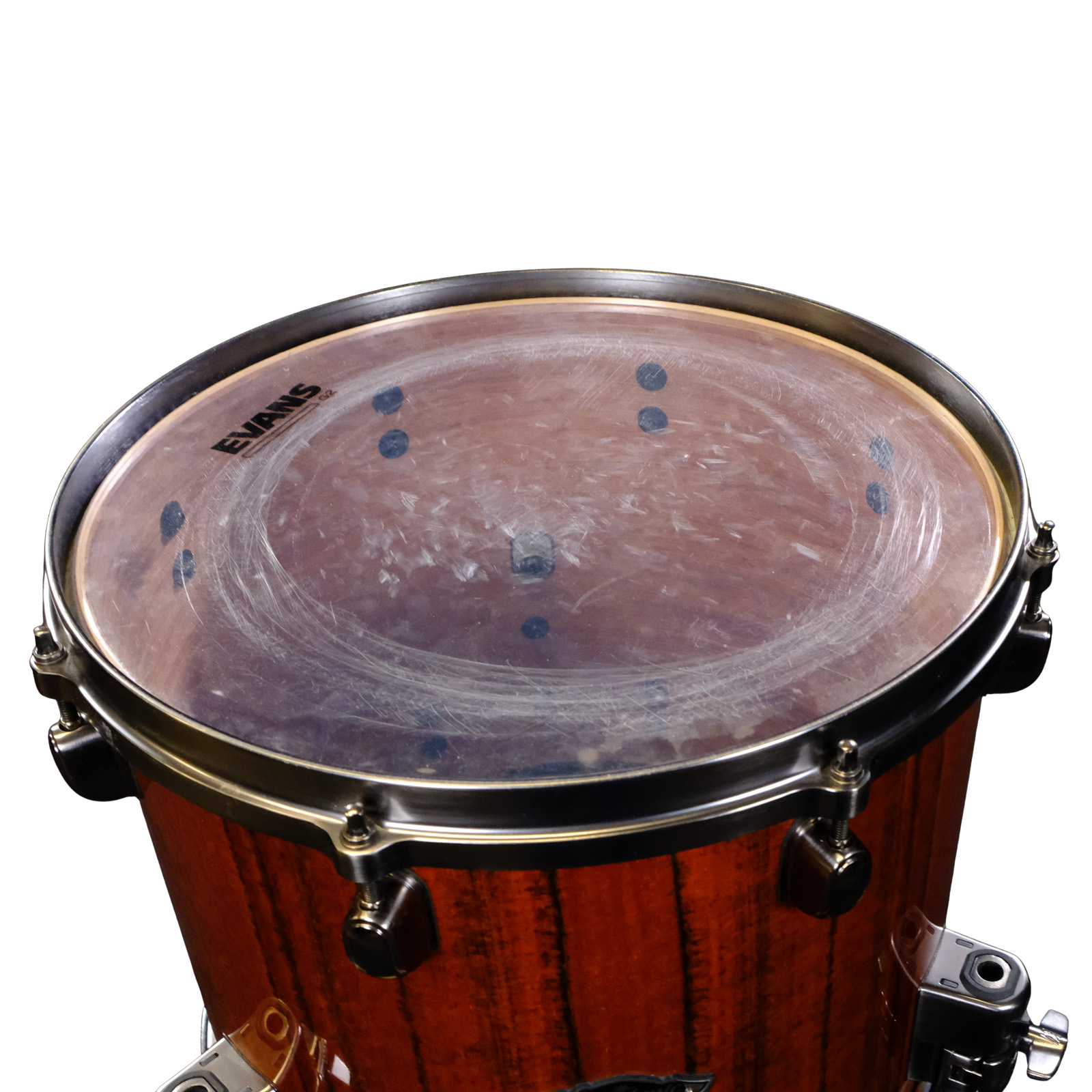 Used Tama Starclassic  Birch/Bubinga Shell Pack - Crimson Tigerwood Fade