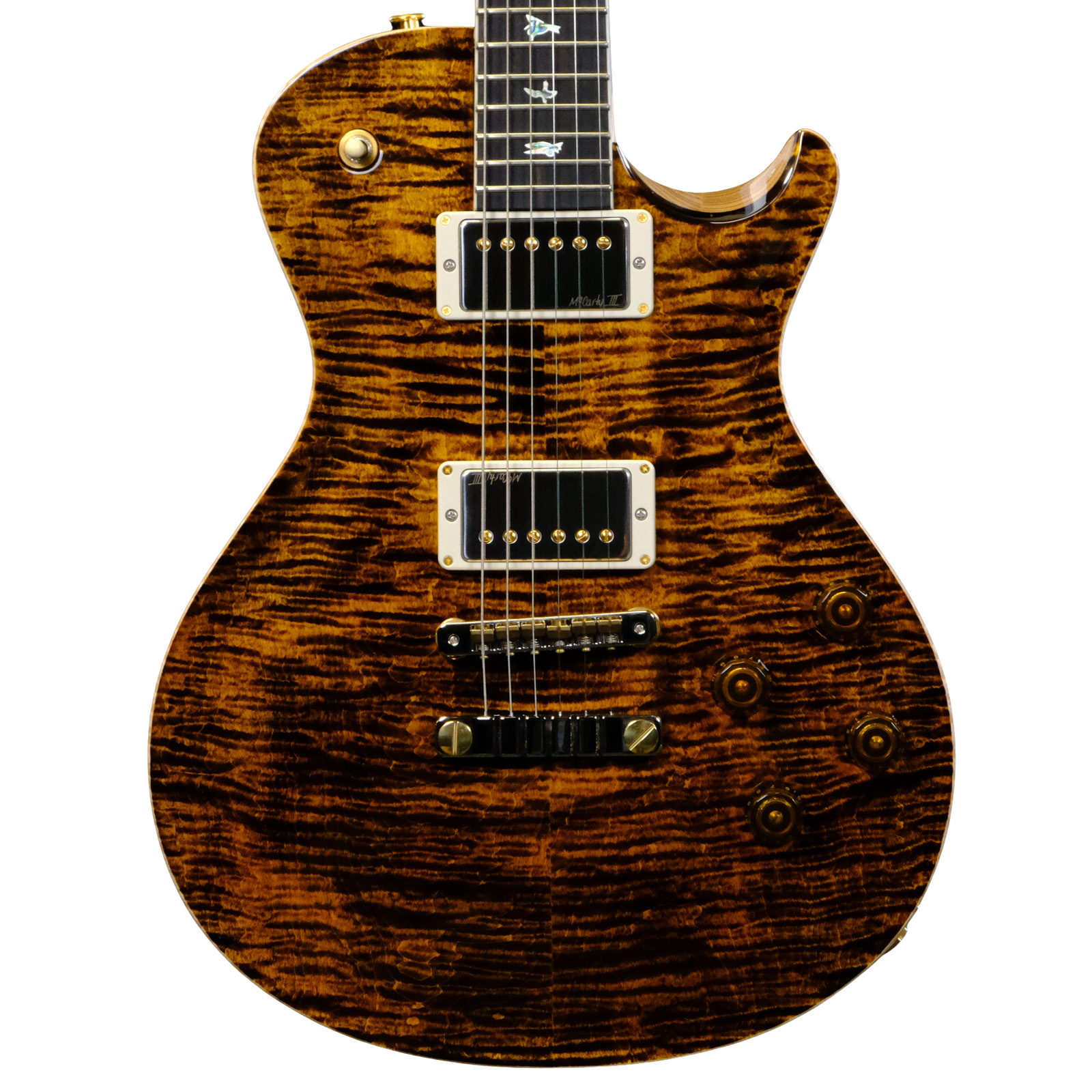 PRS Wood Library McCarty 594 Singlecut Flame Maple - Yellow Tiger