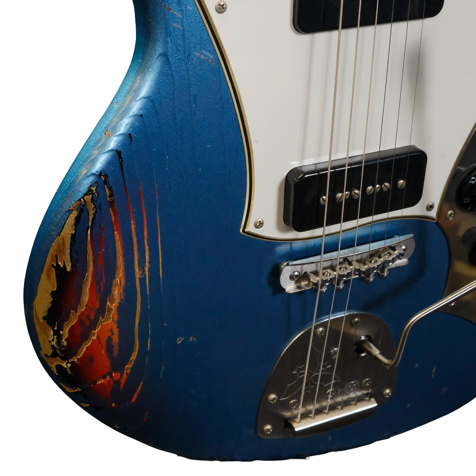 Novo Serus J Nucleus - Lake Placid Blue over '64 3-Tone Burst