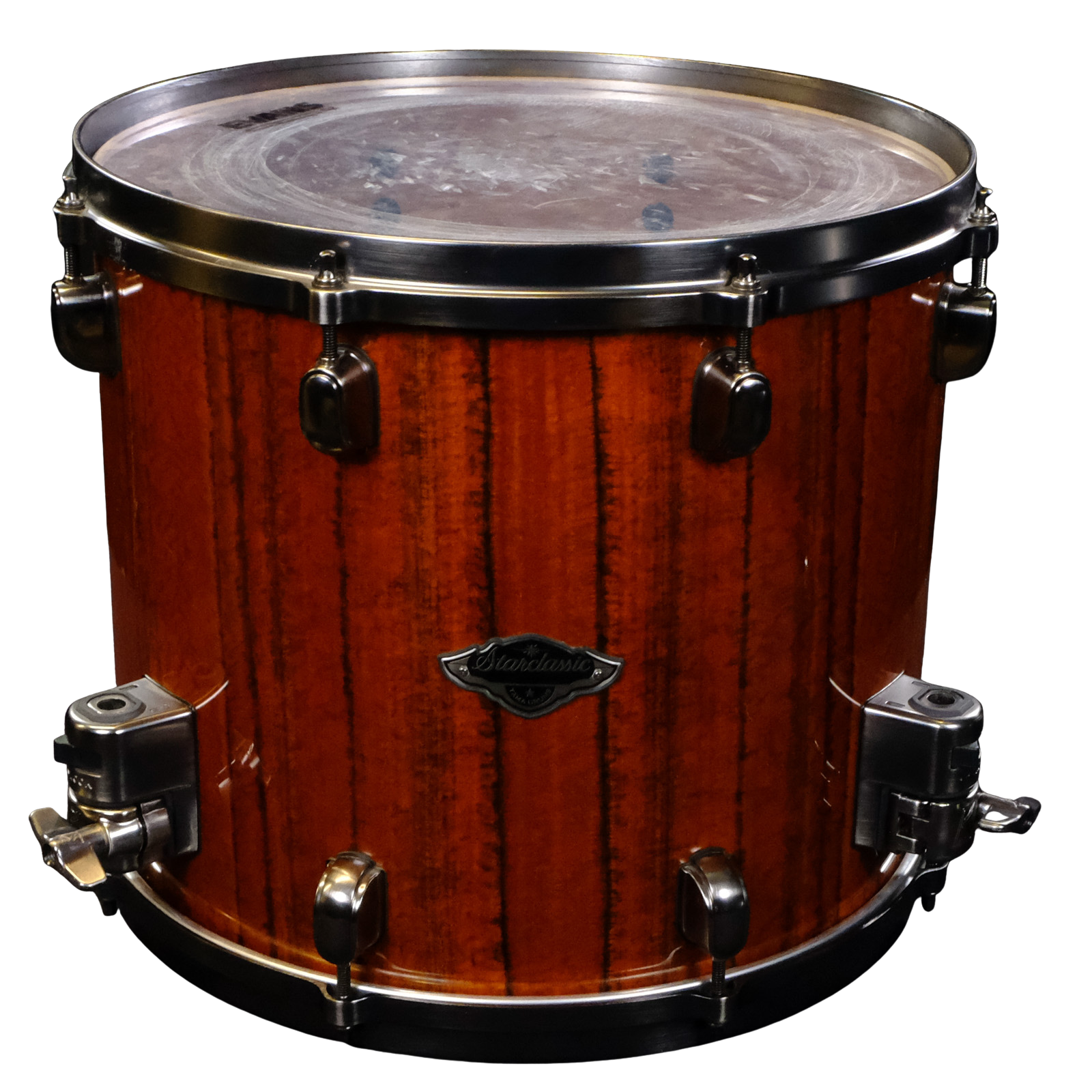 Used Tama Starclassic  Birch/Bubinga Shell Pack - Crimson Tigerwood Fade