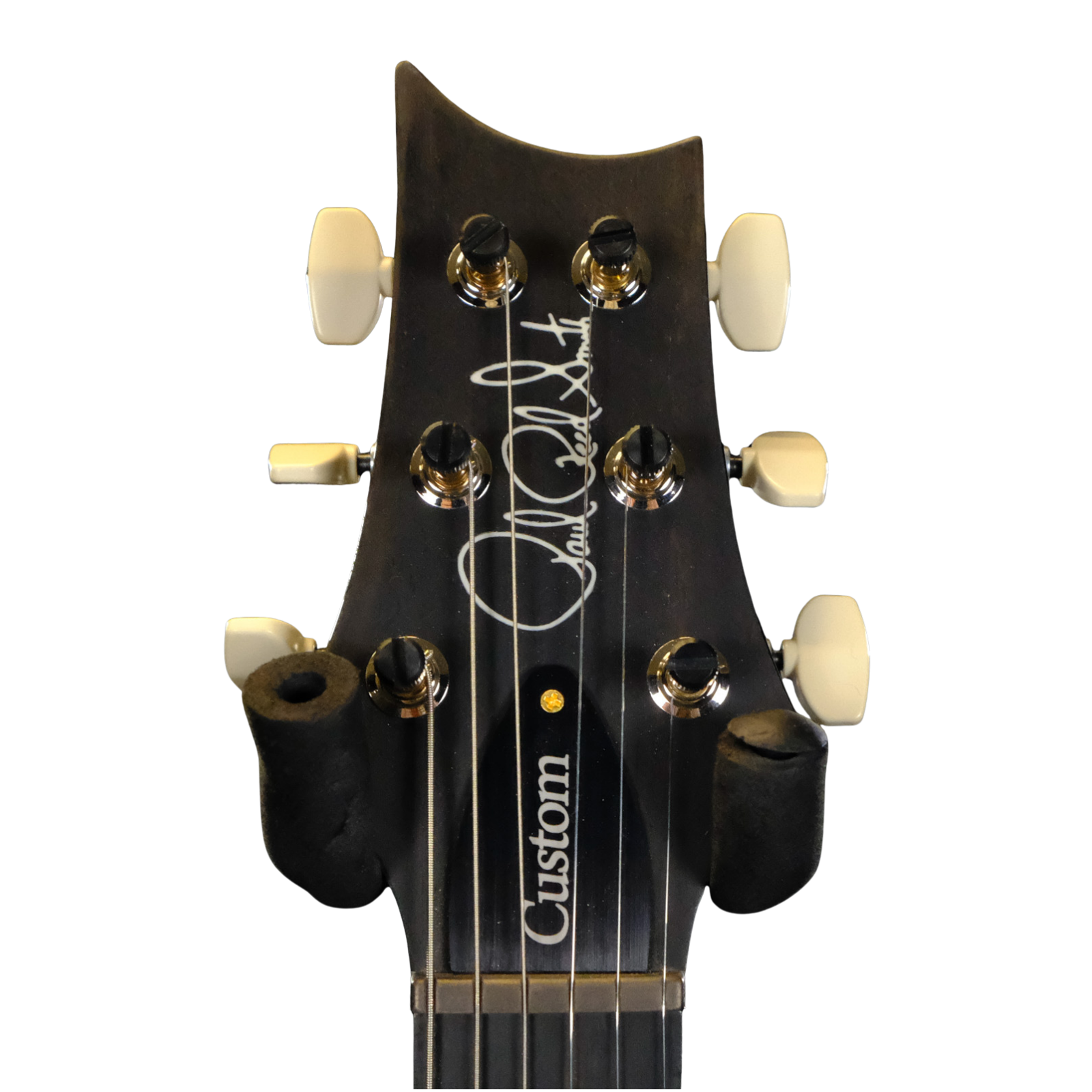 PRS Wood Library Custom 24 Quilt Electric Guitar - Jade/Charcoal Burst
