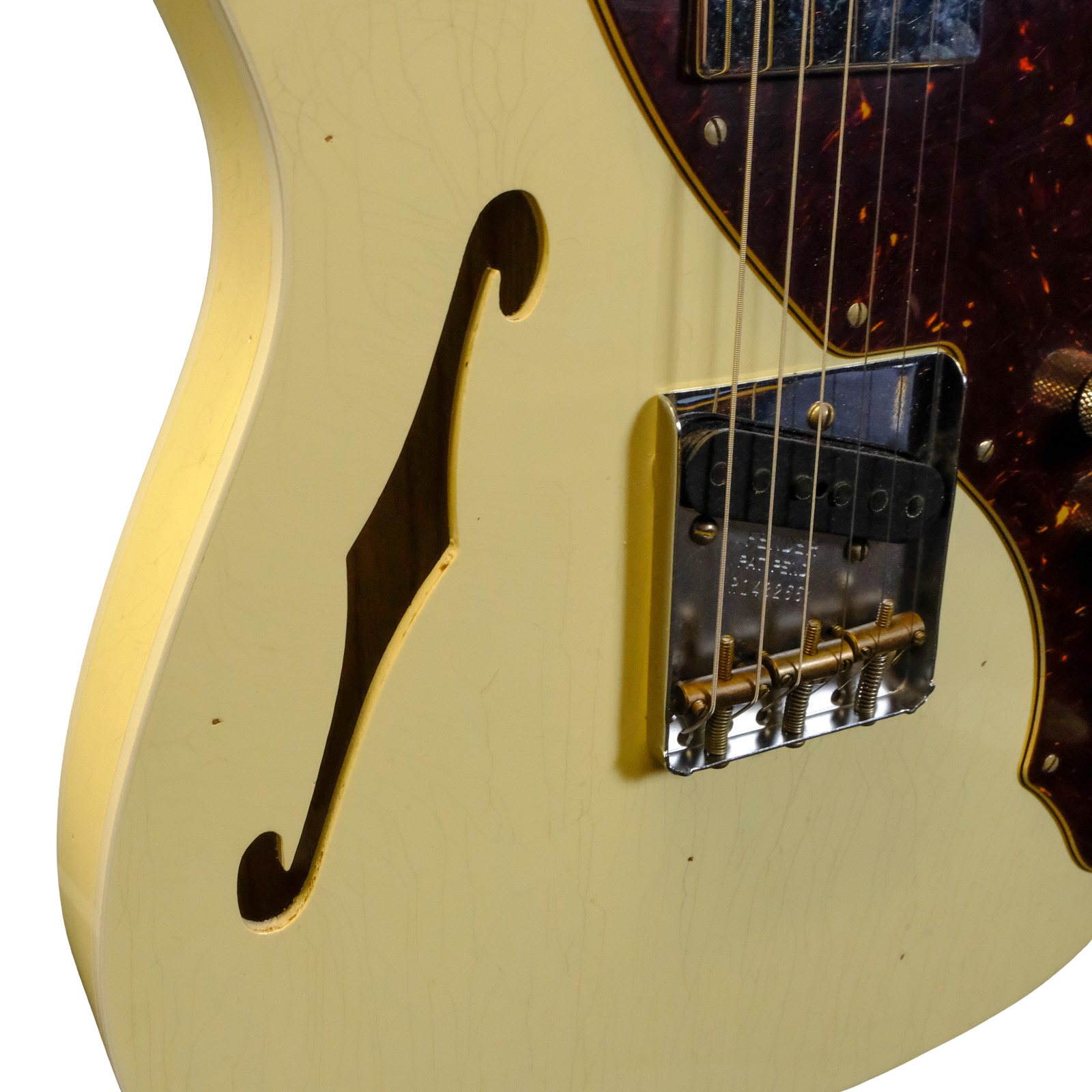 Fender Custom Shop '50s Telecaster Thinline - Vintage White