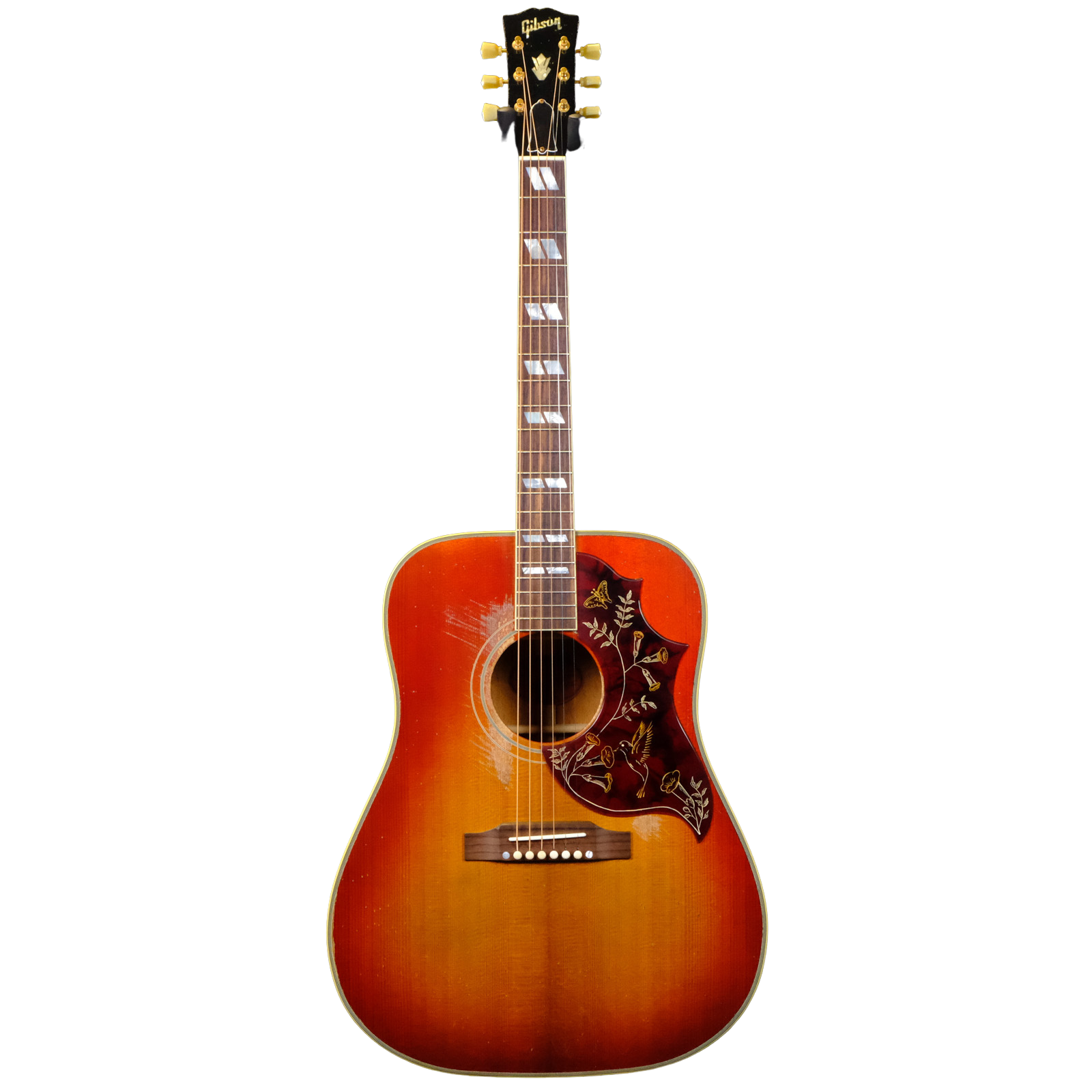 Gibson Custom 1960 Hummingbird Heavy Aged - Washed Cherry Sunburst