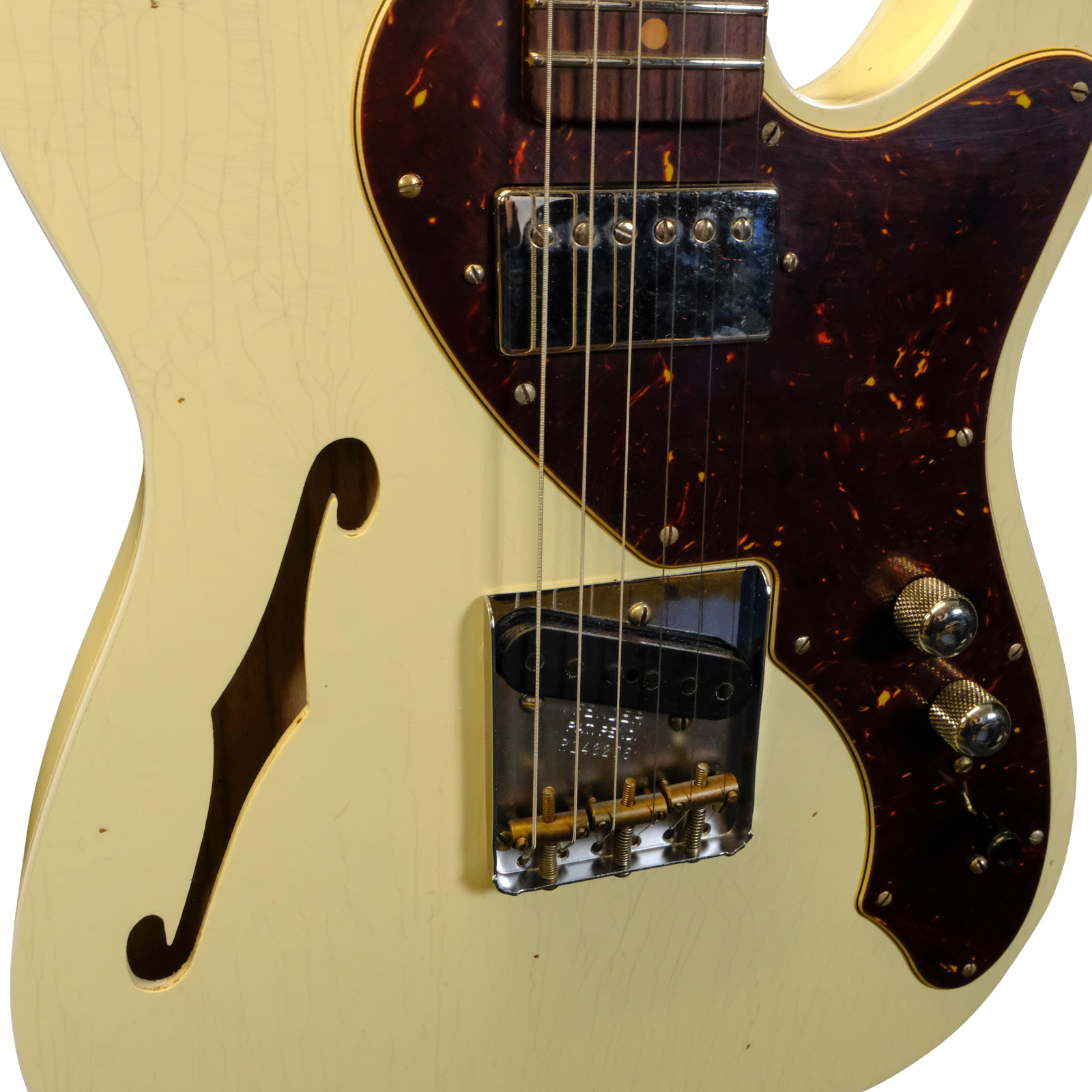 Fender Custom Shop '50s Telecaster Thinline - Vintage White