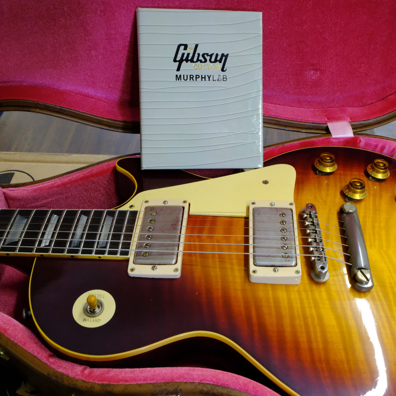 Gibson Custom Shop 1959 Les Paul Standard Reissue Brazilian Rosewood Murphy Lab Ultra Light Aged - Aged Dark Cherry Burst