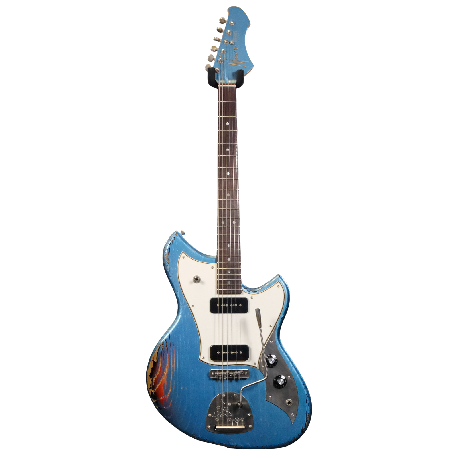 Novo Serus J Nucleus - Lake Placid Blue over '64 3-Tone Burst