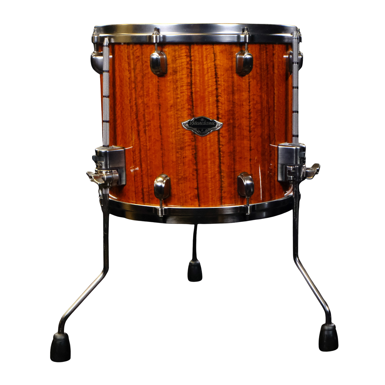 Used Tama Starclassic  Birch/Bubinga Shell Pack - Crimson Tigerwood Fade