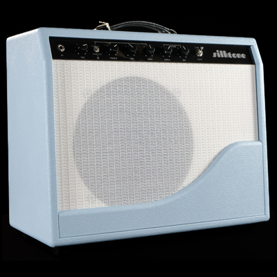 Silktone 12w KT66 Hand Wired Combo Amp - Light Blue - Palen Music