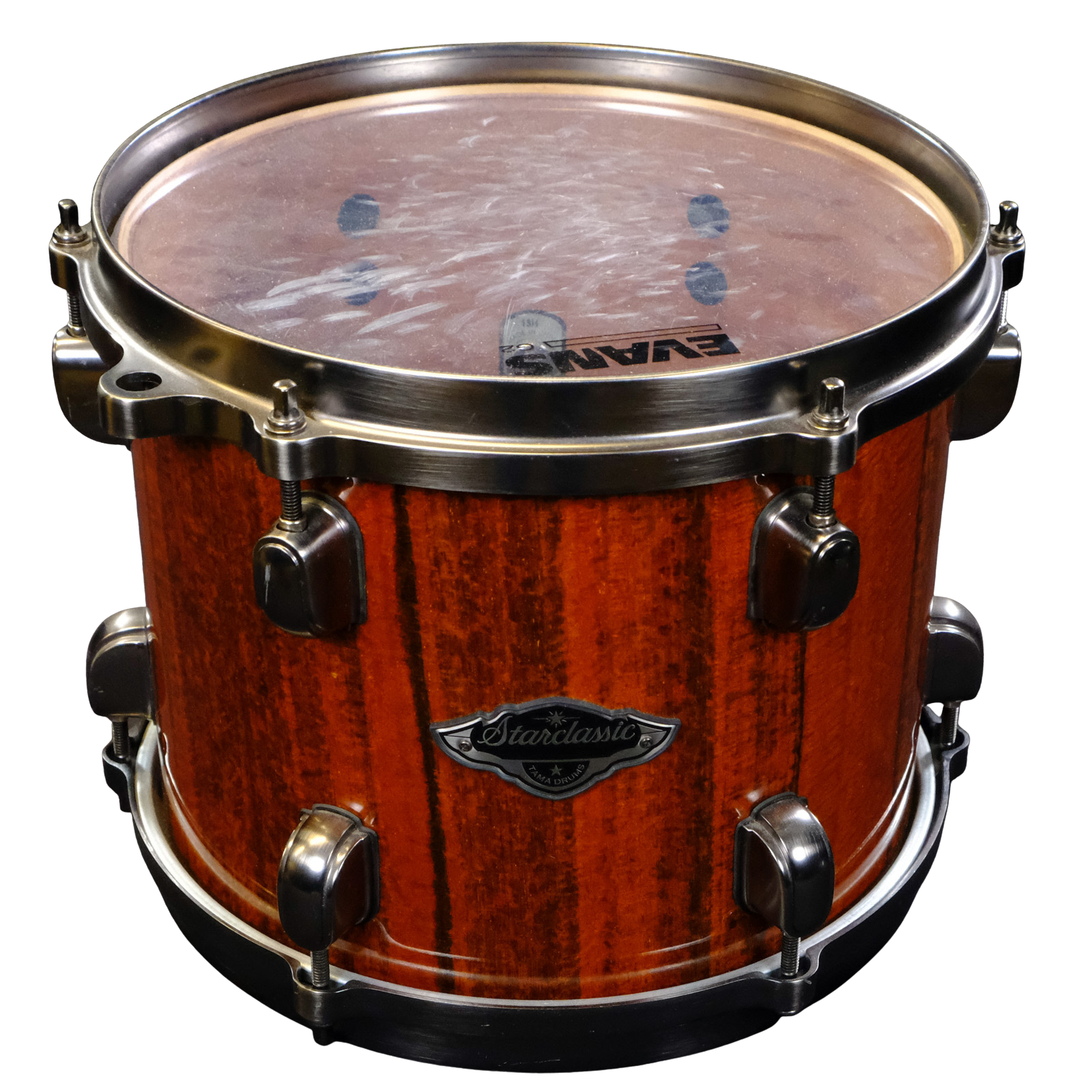 Used Tama Starclassic  Birch/Bubinga Shell Pack - Crimson Tigerwood Fade