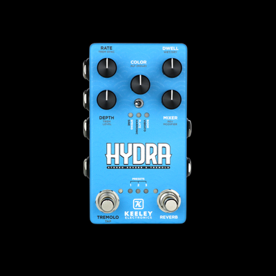 Keeley Hydra Stereo Reverb and Tremolo Pedal - Palen Music