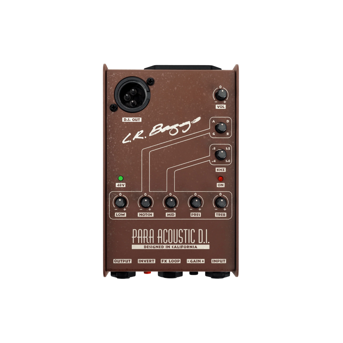 Lr Baggs Para DI Acoustic Guitar Preamp/DI with 5-band EQ