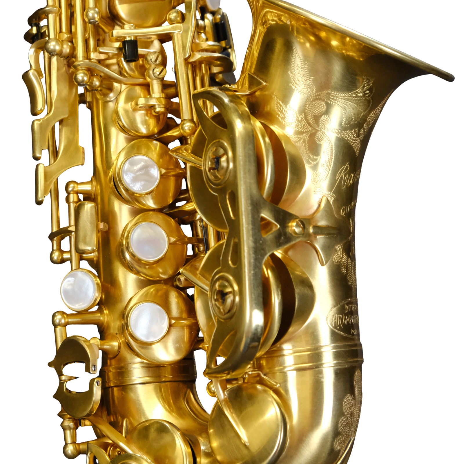 Rampone & Cazzani R1 Jazz Curved Soprano Saxophone - Gold - 2004/J/AU